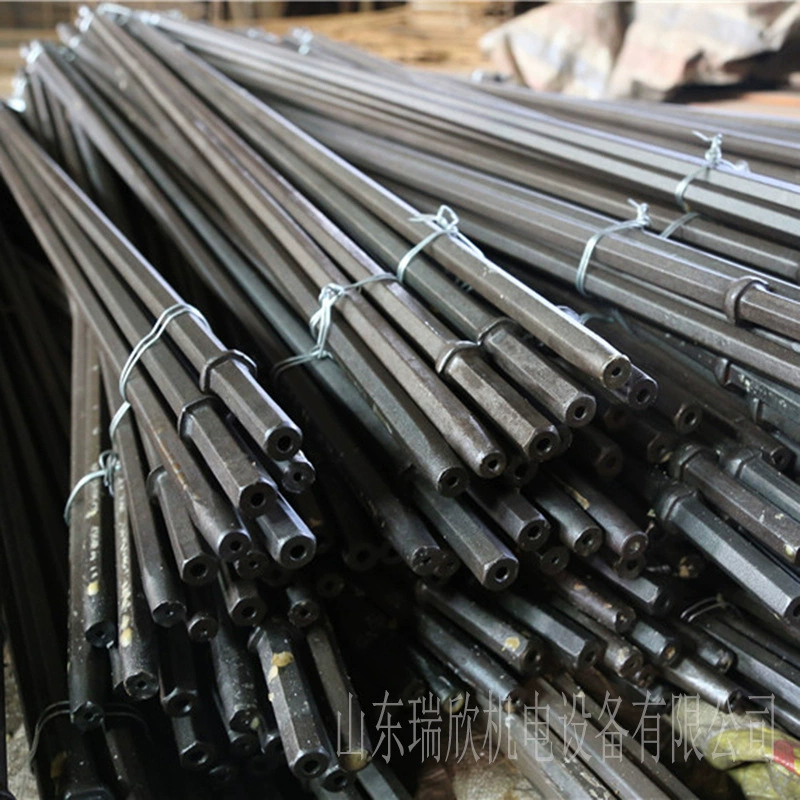 Производители шахтных бурильных труб производят прямые поставки шестигранных пустотелых бурильных труб B22x2 M H25 ветровых бурильных труб