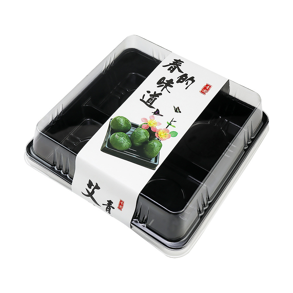 Caja de embalaje de Qingduan 1 / 2 / 4 / 6 grápsulas, 50 - 80 gramos, caja de embalaje de plástico, caja de regalo, caja de regalo image 5