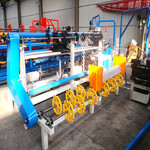 生产双丝全自动勾花网织机销售菱形网设备边坡防护铁丝编织机械