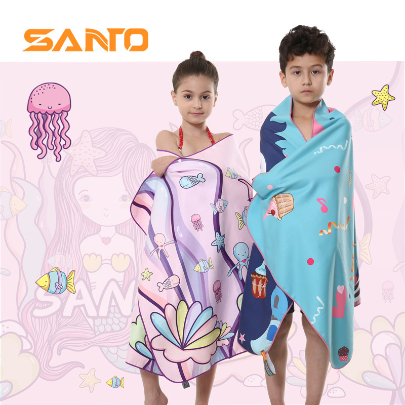 Shantuo Microfiber Adult Beach Towel Cartoon Printed Children Absorbent Small Bath Towel Towel UV Sensor Shantuo Microfiber Adult Beach Towel Cartoon Printed Children Absorbent Small Bath Towel Towel UV Sensor