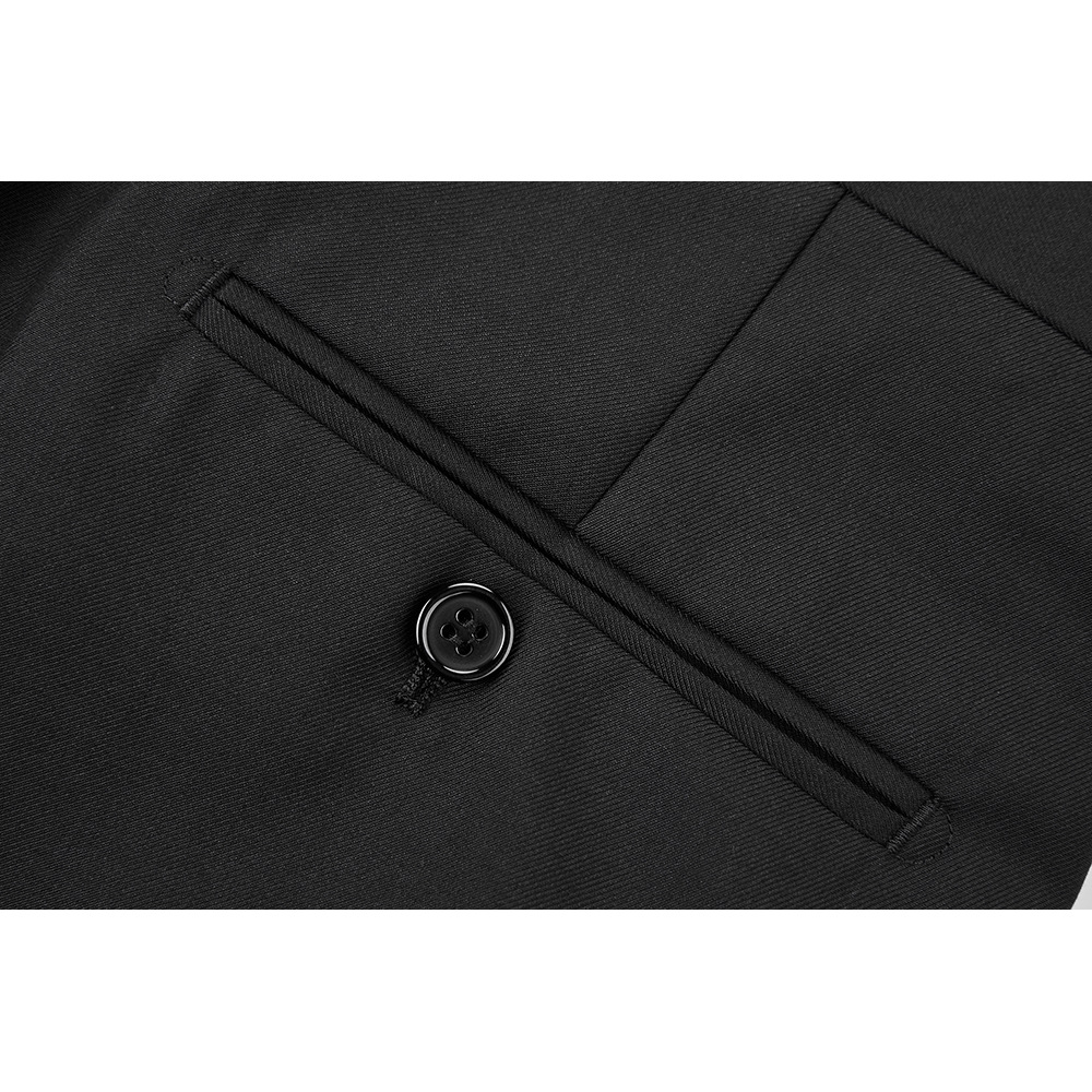 Pantalones casuales de negocios de los hombres de la carrera de primavera sin hierro pantalones de traje de hombre negro gris azul vino rojo image 7