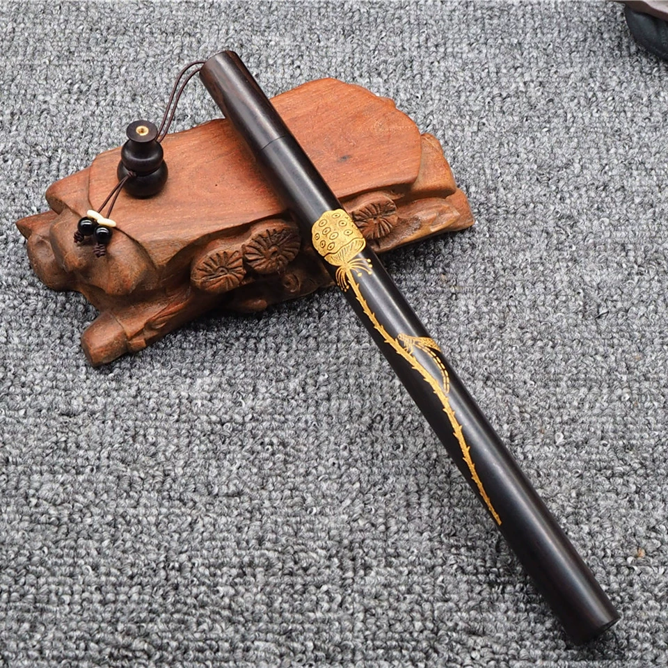 Черное дерево резной рот 10 грамм нити курительная трубка деревянное золото с тыквой курительная трубка фиолетовая нить сандалового дерева курительная бочка оптом
