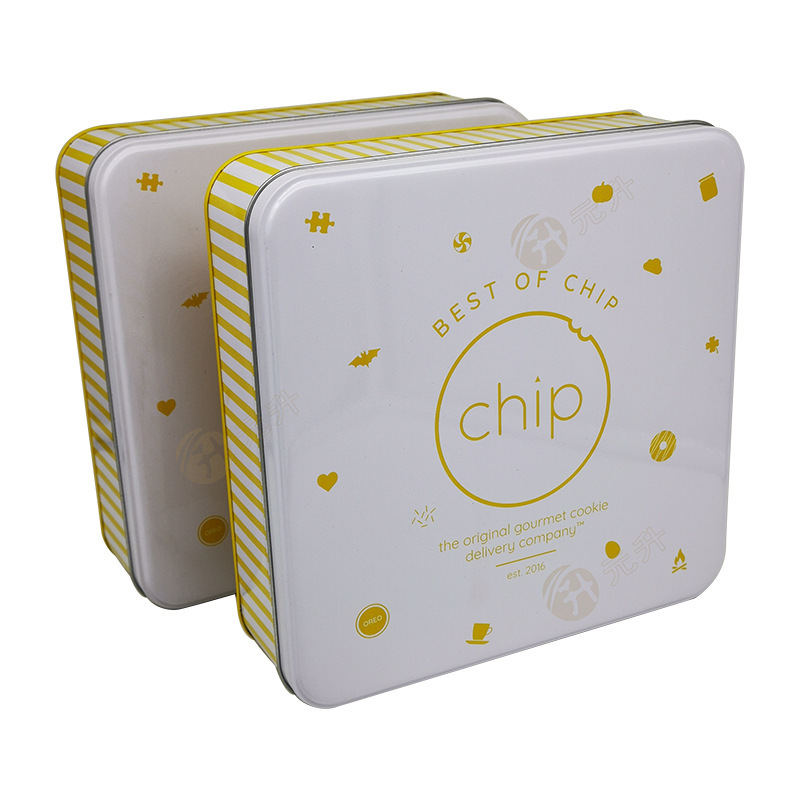 Casual Square Large Cookie Tin Box Baking Biscuits Snow Mei Niang Pastry Food Agarwood Chip Box Casual Square Large Cookie Tin Box Baking Biscuits Snow Mei Niang Pastry Food Agarwood Chip Box