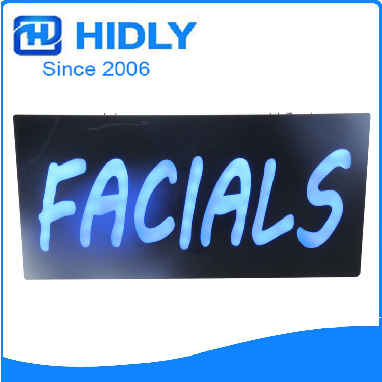 海得利招牌LED招牌LED长方形双排OPEN竖