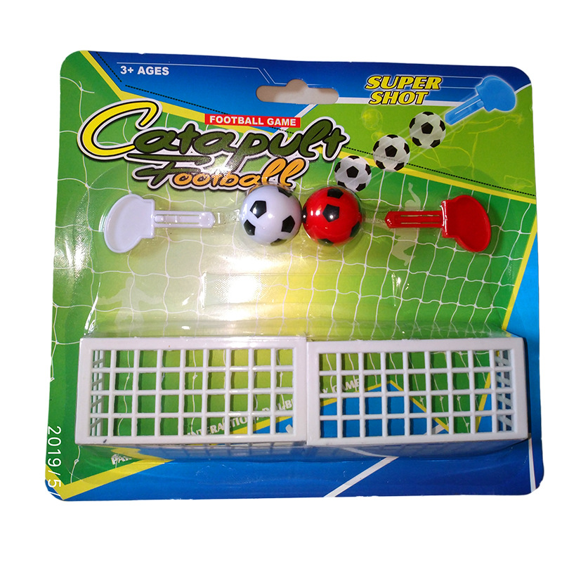 Qizhi para niños mini juego de mesa de deportes catapulta dedo fútbol juego de mesa de juguete