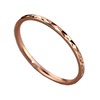 Fashionable ring stainless steel for beloved, wish, Korean style, simple and elegant design, internet celebrity