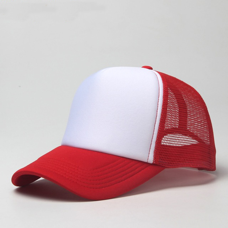 Gorra de camionero tapa de carga tapa de malla sombrero de Sol de alta calidad para adultos tablero de luz de béisbol tapa de malla publicitaria personalizable