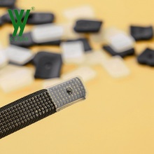 厂家直销 婚纱鱼骨帽 台湾黑白鱼骨帽 婚纱配件 透明 硅胶套