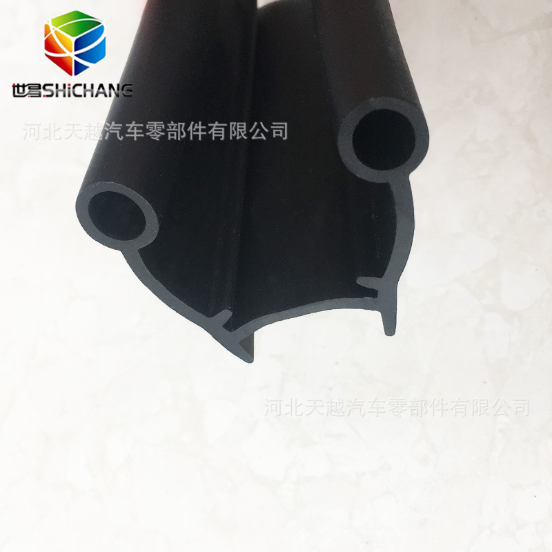 TPE/TPV冷库门双孔密封条  弹性体橡胶密封条
