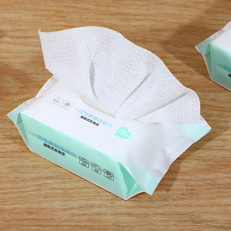 Toalla facial desechable Mengbei Algodón puro pequeña toalla facial portátil 20 piezas toalla facial húmeda y seca de doble uso