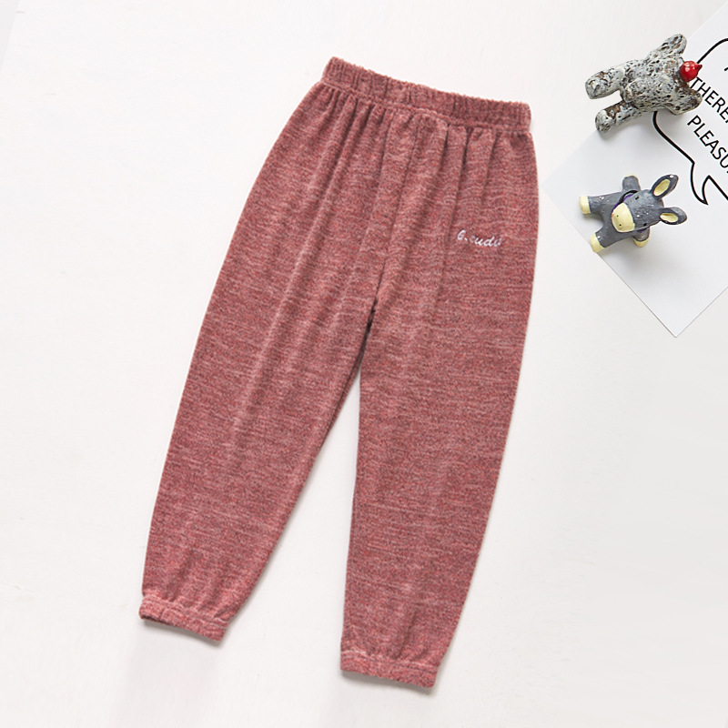 하우스 바지 소스 레드