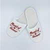 Wedding pajamas party pull plush cloth slippers BRIDESMAID hot vaguary hotel disposable supplies