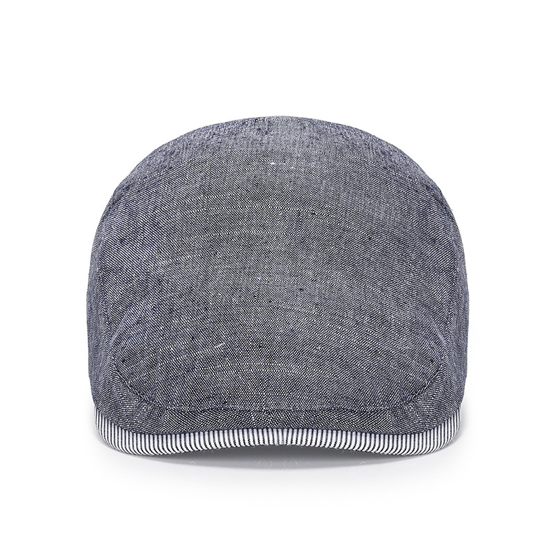 Spring and Autumn new thin cotton linen fashionable British forward duckbill hat Korean version versatile naked sun_voghion.com