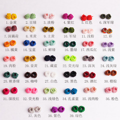 8mm 3-layer pineapple knot handmade knot button knot bracelet pendant jewelry material rosette Chinese knot accessories wholesale