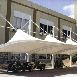 钢结构;阳篷、雨篷;幕墙材料