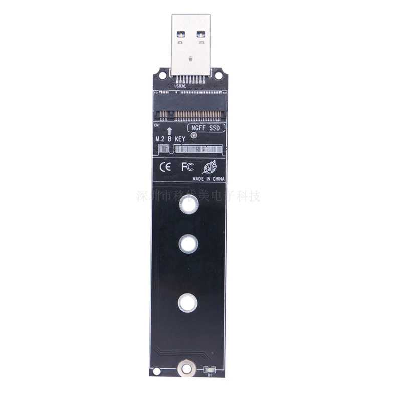 NGFF SSD твердотельный диск, коробка для USB-флешки, поворотная карта, USB 3.0 вращение, конвертационная плата B-ключ M.2 NGFF