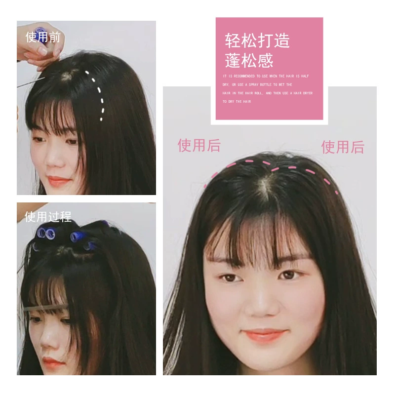 Кудрявые самоклеющиеся пластиковые челки, прямой поставщик с завода