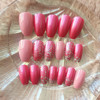 Removable nail stickers for manicure, fake nails for nails, ready-made product