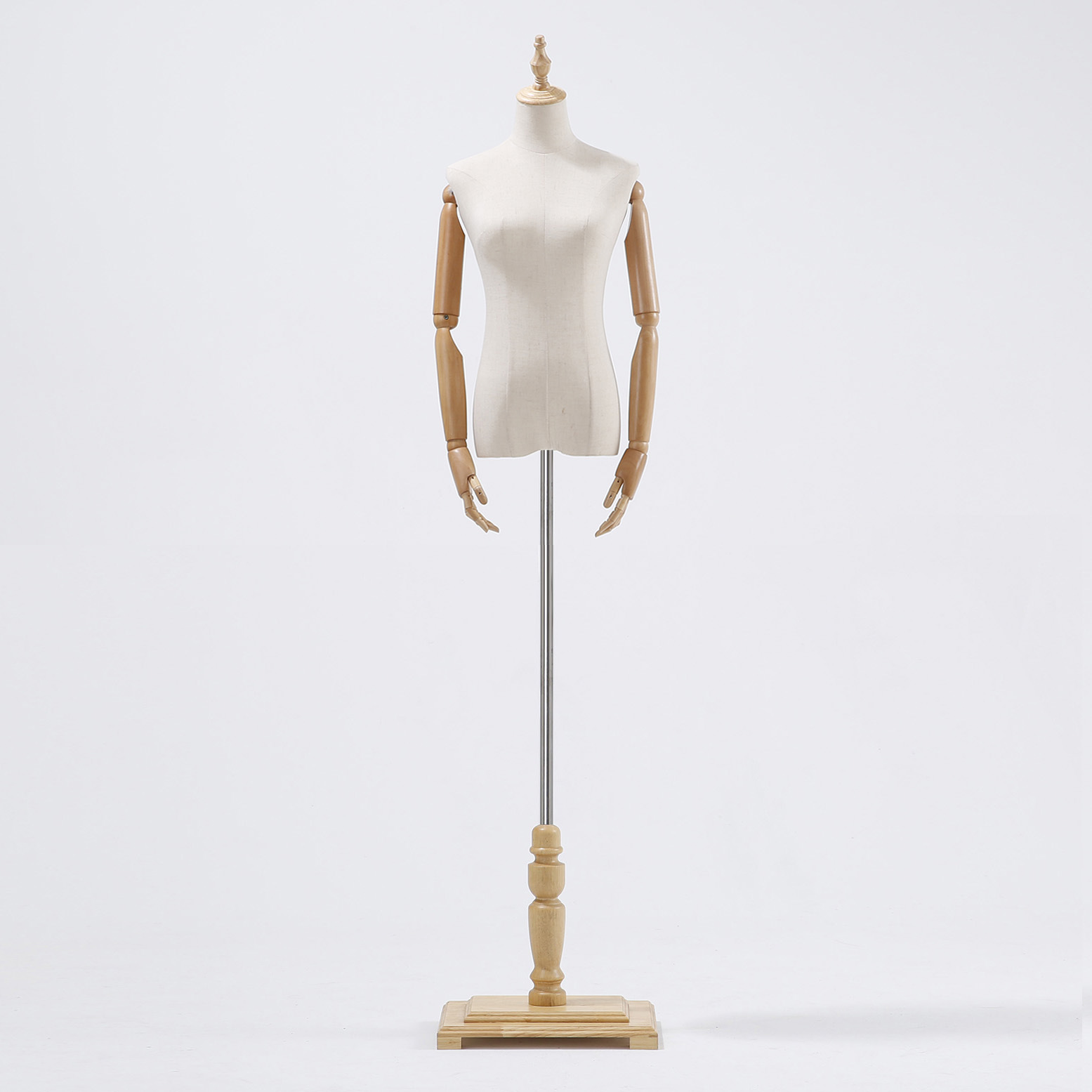 Maniquí Femenino de Medio Cuerpo para Vestidos de Novia