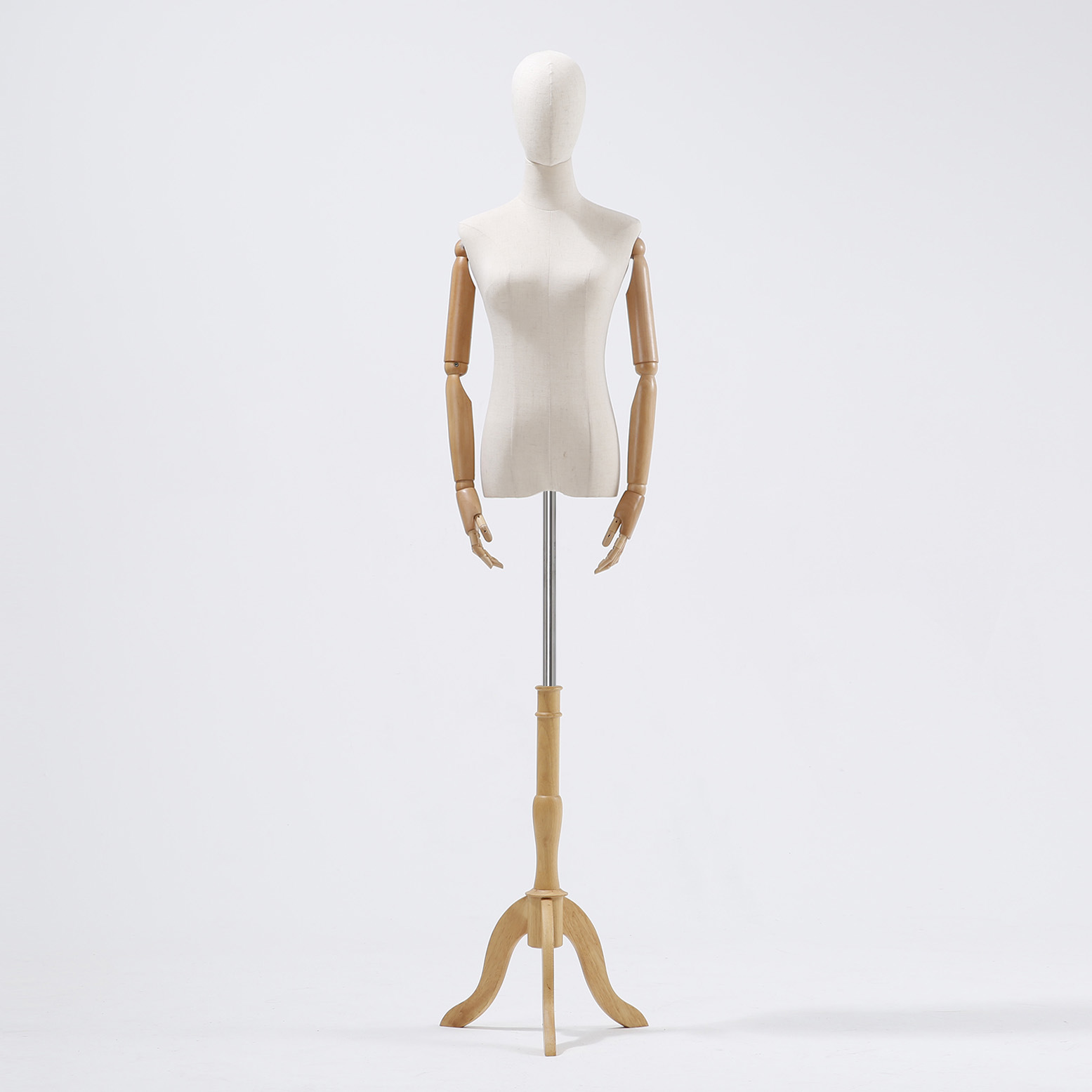 Maniquí Femenino de Medio Cuerpo para Vestidos de Novia
