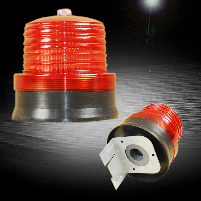 220V磁吸LED频闪警示灯交通施工围挡路障灯岗亭警示爆闪灯信号灯