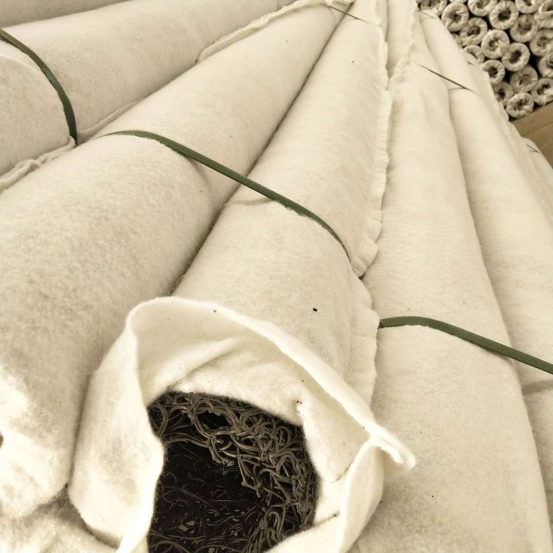 塑料盲沟厂家 复合排水隔离土工席垫 塑料渗排水盲沟片材价格