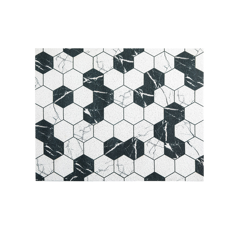 Alfombra de piso de anillo de seda Alfombra de puerta antideslizante nórdica Alfombra de pasillo Alfombra de pie de anillo de seda se puede cortar