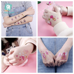 瑞卡龍跨境貨源防水兒童紋身貼 可愛精靈花仙子紋身貼紙 tattoo