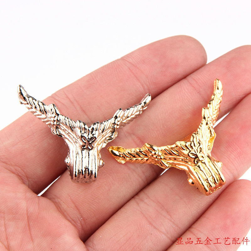 底脚仿古护角木盒礼盒四边脚工艺礼品装饰脚