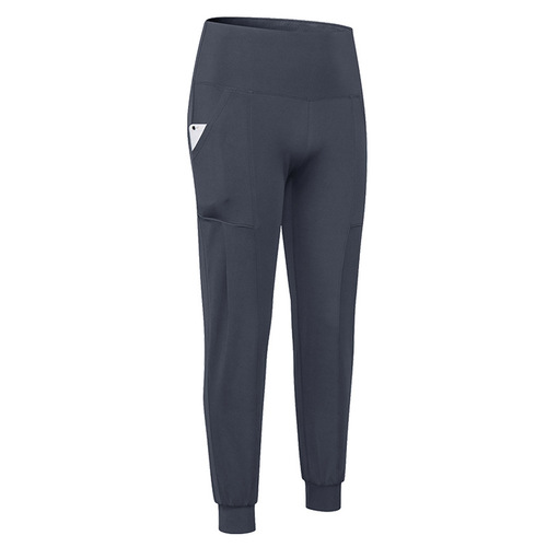 Special Price Women's Athletic Long Pants High-Waist Yoga Loose Casual Quick-Dry Elastic Fitness Running Ankle Pants 02320