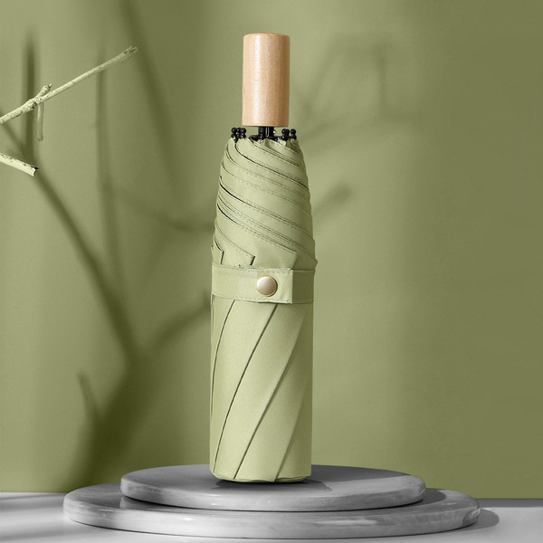 Solid color fresh umbrella for men and women