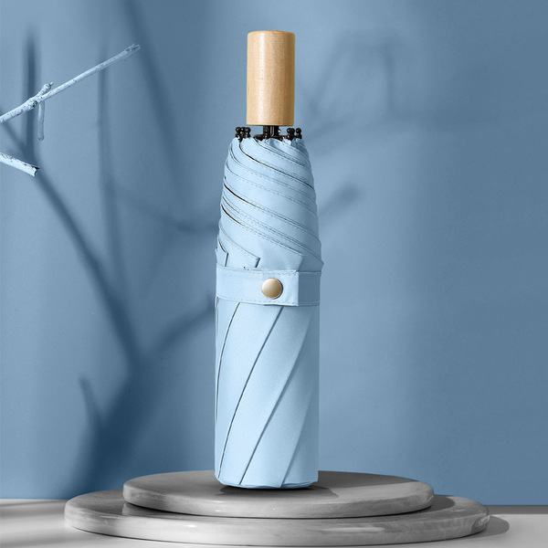 Solid color fresh umbrella for men and women