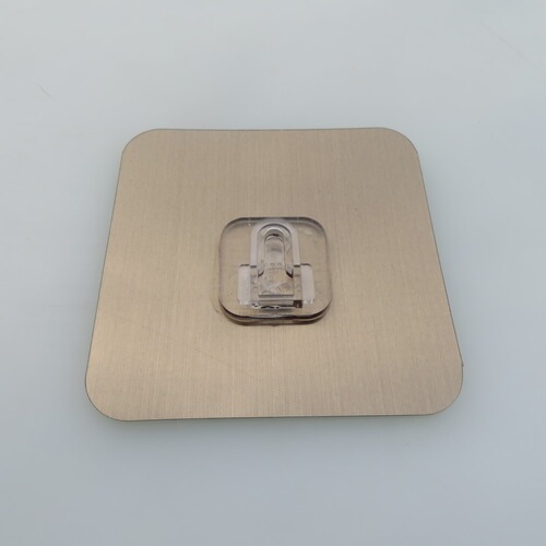 Brushed gray seamless convex buckle, nail-free mop clip, strong and traceless, punch-free mother-in-law buckle, soap box buckle