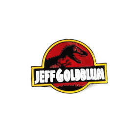 随变 欧美外贸时尚 jeff goldblum恐龙头像胸针 潮流百搭徽章饰品