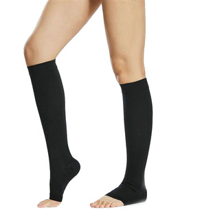 Unisex Grade II Middle Tube Compression Socks Vein Swelling Anti-varicose Elastic Compression Socks Calf Cover Compression Socks