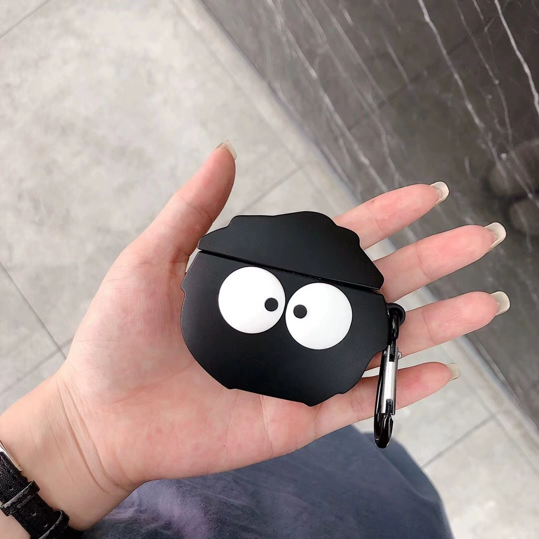 Силиконовые мультяшные наушники совместимые, Bluetooth