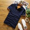 Trend short sleeve T-shirt, men's uniform for leisure, polo, wholesale