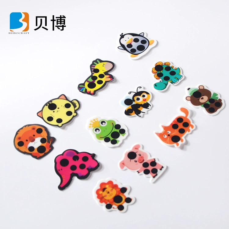 Пятно мультфильм наклейка с температурой лба ЖК-дисплей изменение цвета Детский термометр мультфильм наклейка с температурой Детский термометр на лоб