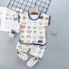 Children's sleeves, set, summer cotton T-shirt for boys, shorts, children's clothing, Korean style, wholesale