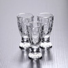 Franco crystal flower glass wine glass one or two white wine glass wholesale thick glass wine glass