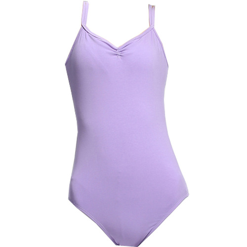 Cross-border one-piece bodysuit for gymnastics training, cotton women's double suspenders, basic training Chinese classical ballet dance costume