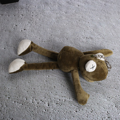 Long-Legged Frog Keychain Plush Doll for Girls – Factory Wholesale, Perfect as a Small Gift or Present