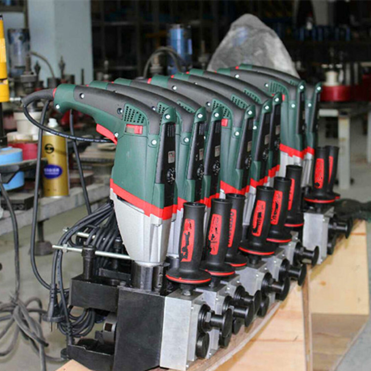 供应便携式外卡坡口机  C型管道坡口机价格   电钻式坡口机图片