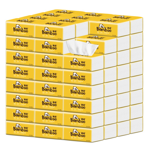 Value-for-money 300 pieces of log tissue paper wholesale, full box of household napkins, sanitary napkins, facial tissue paper manufacturers wholesale