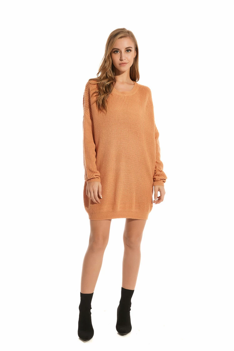 Демисезонный однотонный свитер, ebay, wish, европейский стиль, oversize, plus size