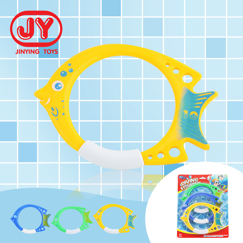 Venta caliente transfronteriza colorido anillo de buceo verano buceo juguetes piscina niños juguetes de agua fuente de fábrica al por mayor