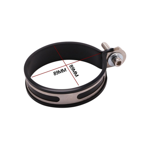 Motorcycle exhaust pipe bundle hoop carbon fiber hoop four-corner hexagon brother hoop round 304 fixed ring