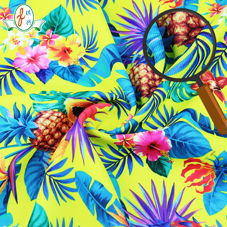 recycle环保锦纶数码印花酸性直喷尼龙可循环纱泳衣针织再生面料