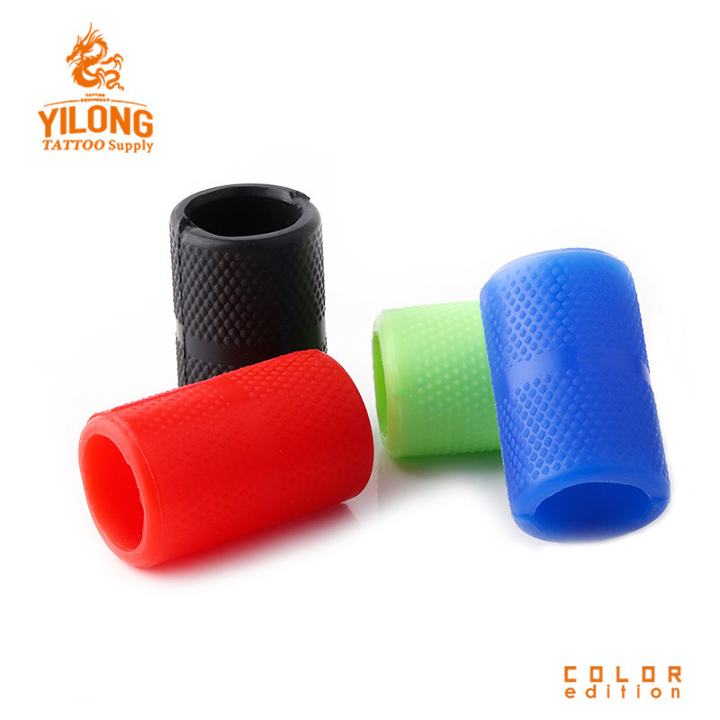 Cross-border wholesale silicone handle cover for cross-dragon tattoo equipment