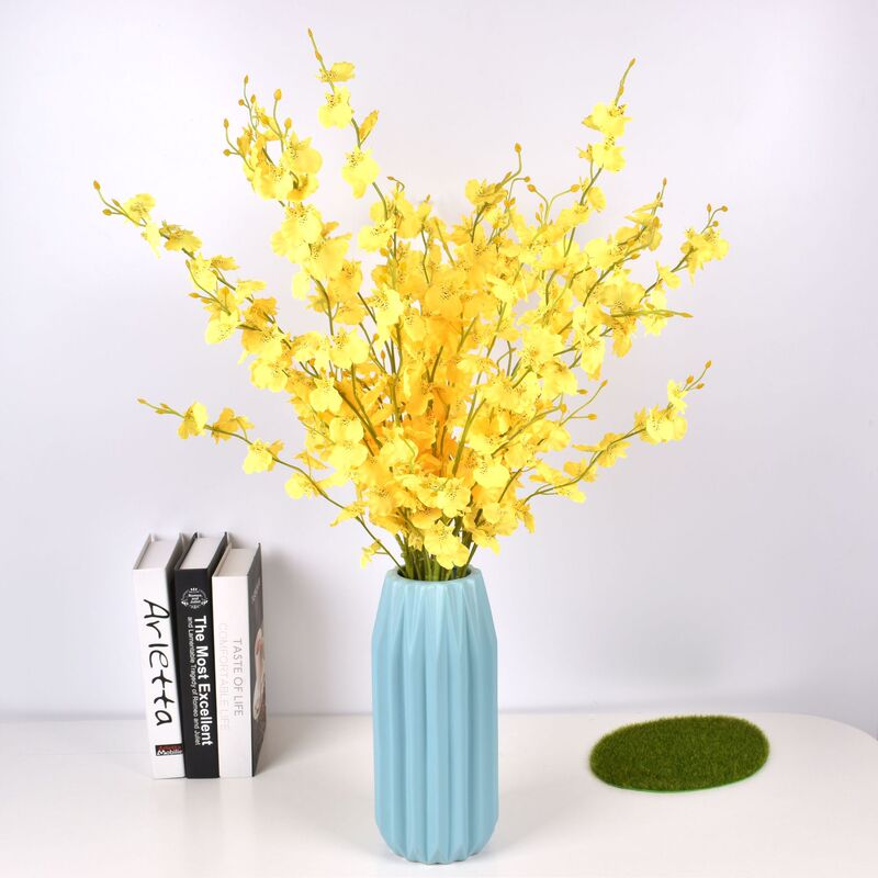 5 fork with soybean dancing orchid artificial flower fake bouquet home hotel wedding decoration set flower arrangement decoration wholesale